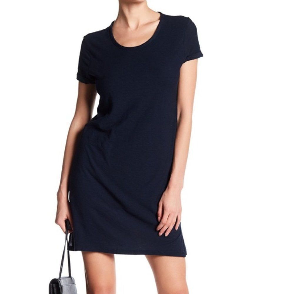 James Perse T-Shirt Dress Navy